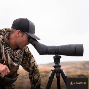 Leupold SX-5 Santiam HD 27-55x80mm Spotting Scope - Angled Eyepiece