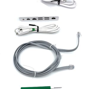 FIRST DATA Clover Cable Assembly Pack and Cable YJ3 Mini Triangle Hub wHex Driver (1HYNZZZ0168)