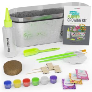 Paint & Plant Flower Growing Kit for Kids - Best Birthday Crafts Gifts for Girls & Boys Age 5 6 7 8-12 Year Old Girl Gift Ideas - Fun Children Gardening Kits, Art Projects Toys for Ages 5-12 Years