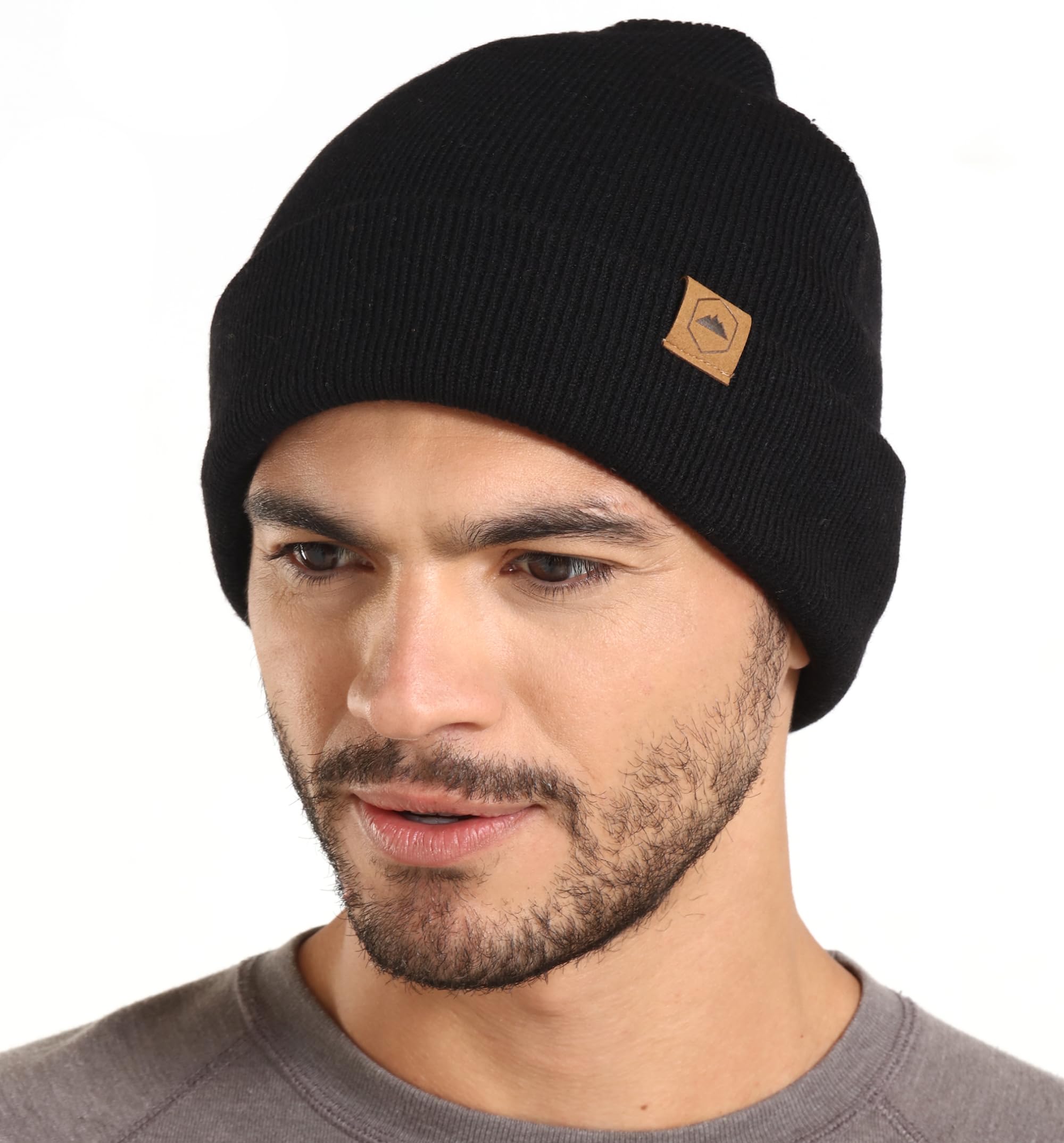 Tough Headwear Merino Wool Beanie for Men - Womens Wool Hat - Beanie Hats - Tobboggan Hat - Mens Winter Hat for The Cold