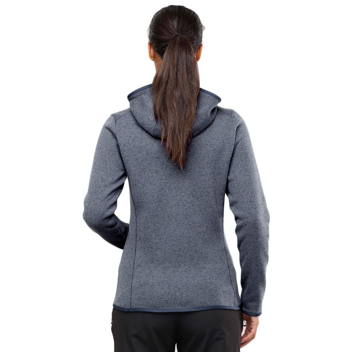 Salomon Women's Bise Hoodie W, Ebony, X-Small