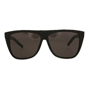 Saint Laurent Square/Rectangle Sunglasses Black Black Grey Luxury Eyewear Made In Italy Acetate Frame Designer Fashion for Everyday Luxury