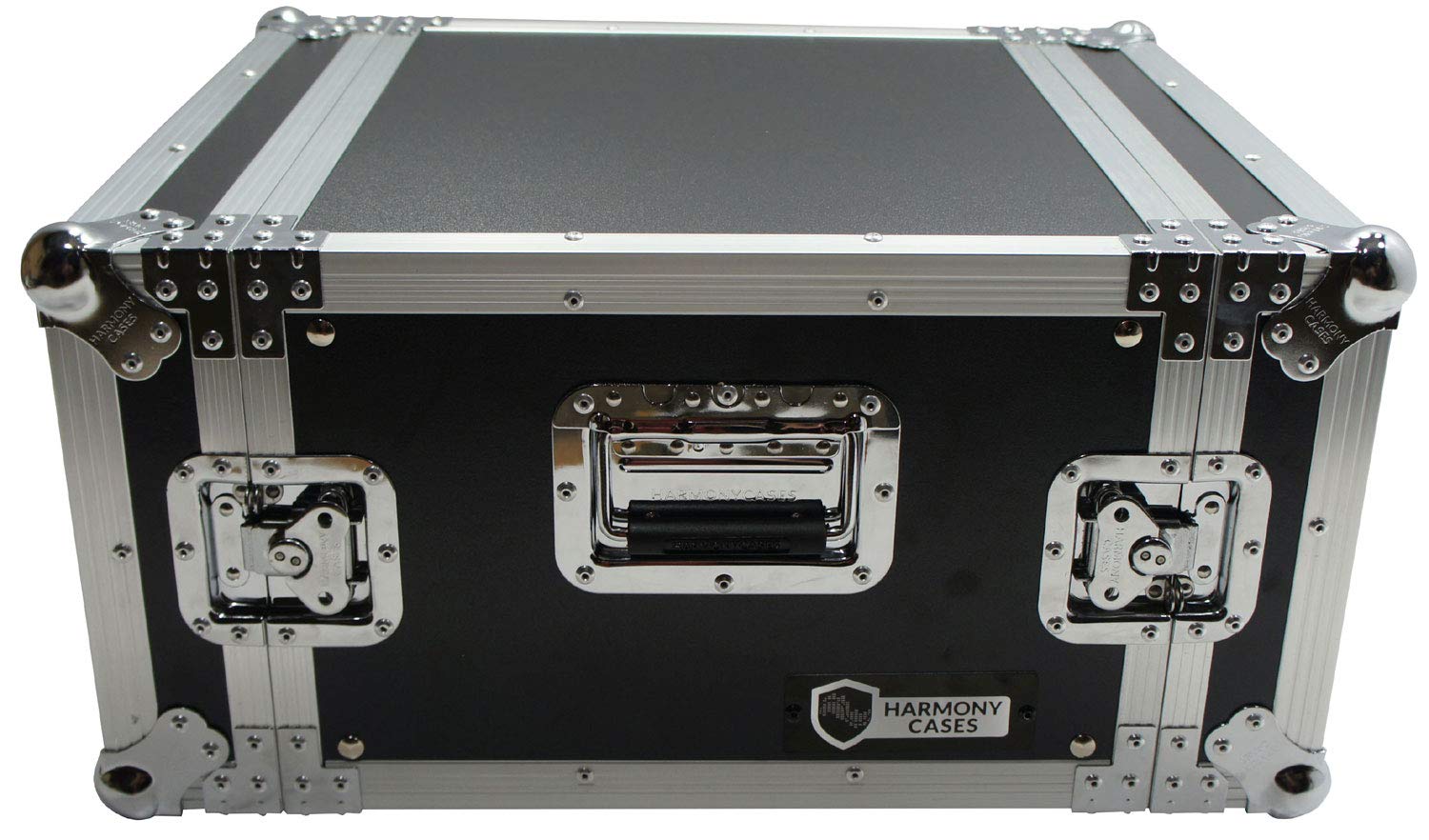 Harmony Audio Cases HC6UAD DJ Flight Amp 6U Rack Space Road Travel Amplifier Case