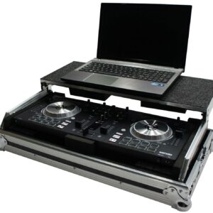 Harmony Audio HCMIXTRACKPRO3LT Flight Glide Laptop Stand DJ Case Compatible with Numark Mixtrack 3