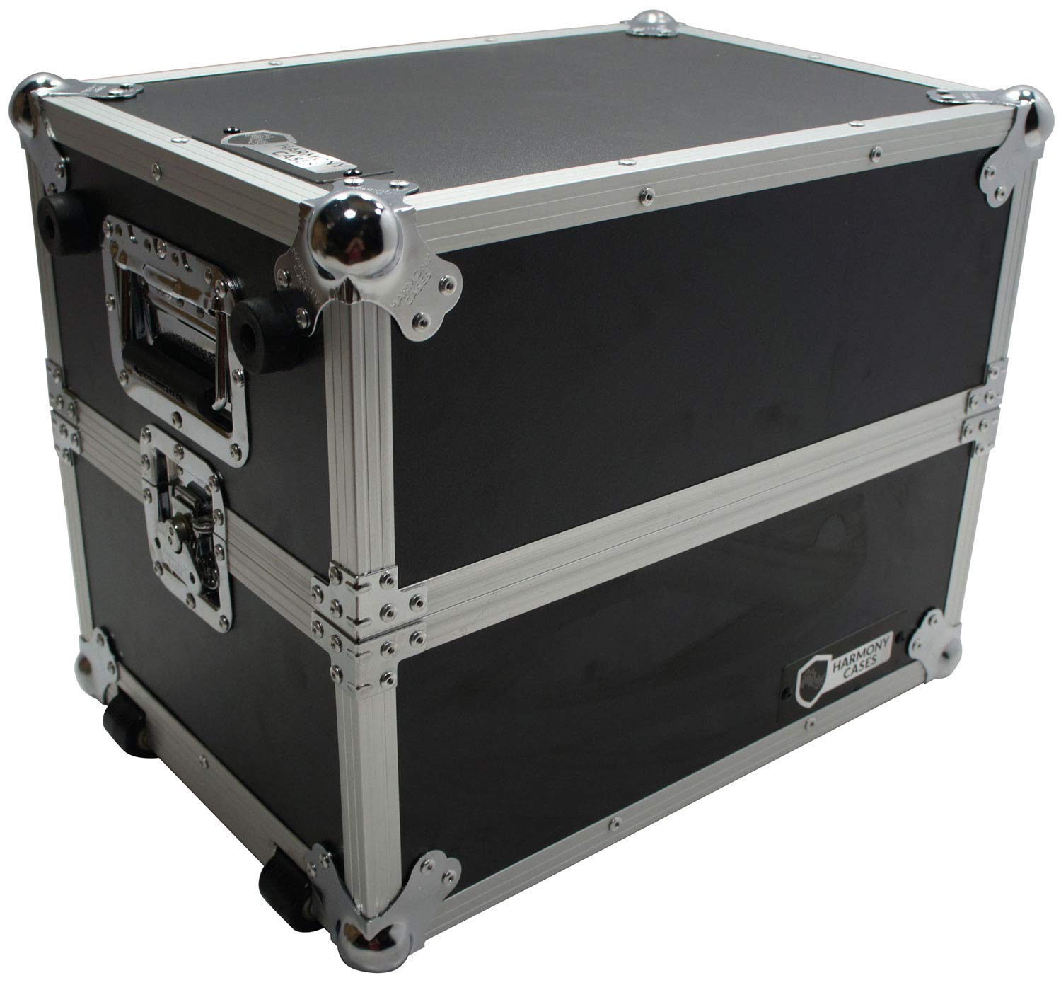 Harmony Audio Case HCLPHWE Rolling Flight Case Wheels & Handle 100 LP Vinyl Records