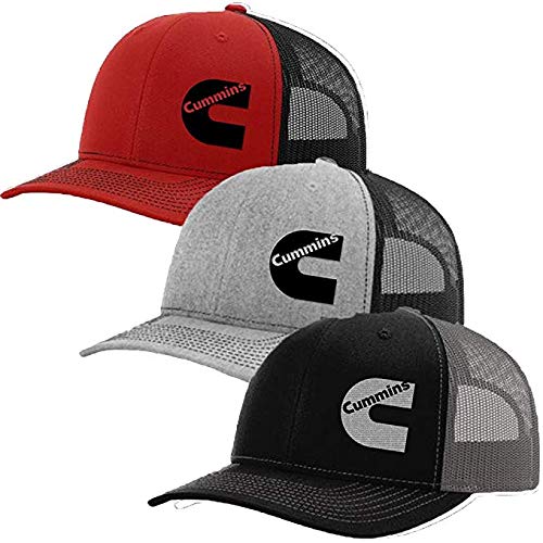 Diesel Tees Cummins Snapback Trucker Hats 112 (Black Black)