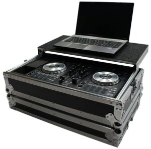 harmony audio hcddjsblt flight glide laptop stand road dj case compatible with pioneer ddj-sb