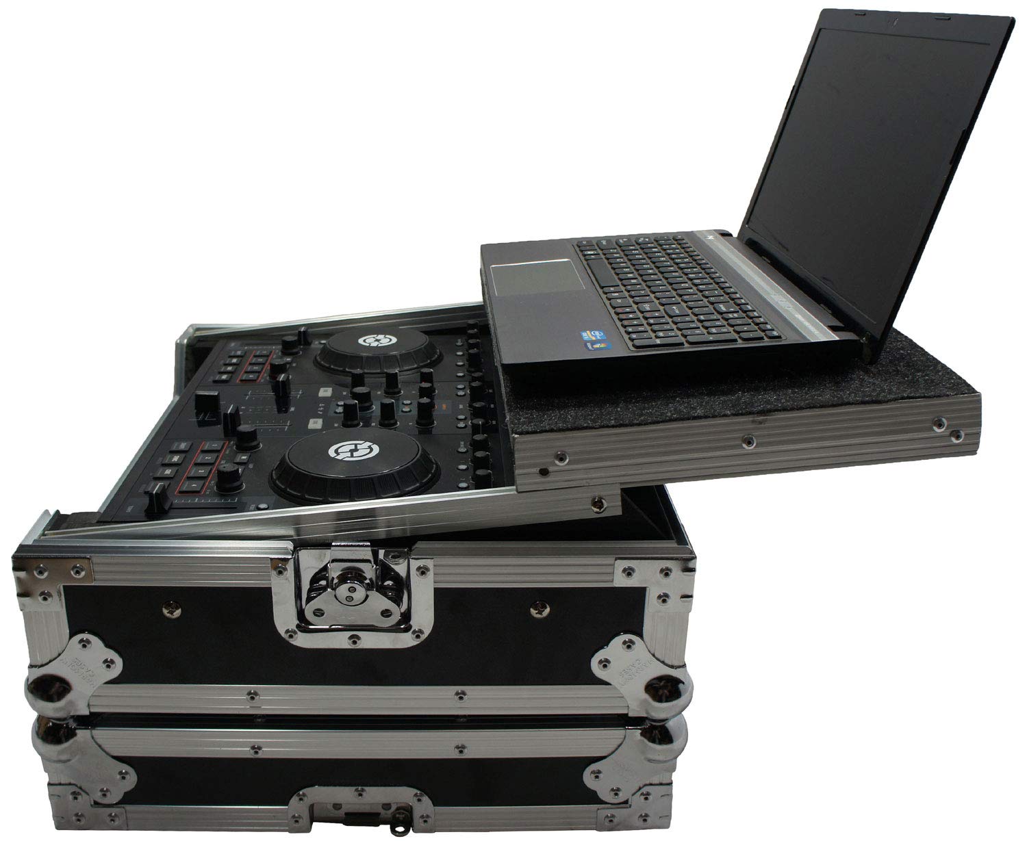 Harmony Audio HCTKS2LT Flight Glide Laptop Stand Custom Case Compatible with Traktor Kontrol S2