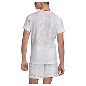 adidas by Stella McCartney Men's Court Tennis Tee, White, X-Large