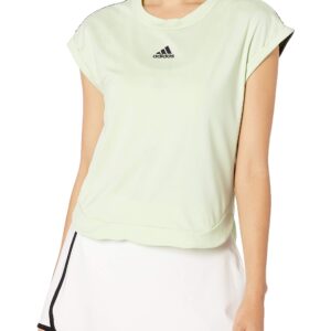 adidas Ny Tennis Tee, Glow Green/Black, Medium