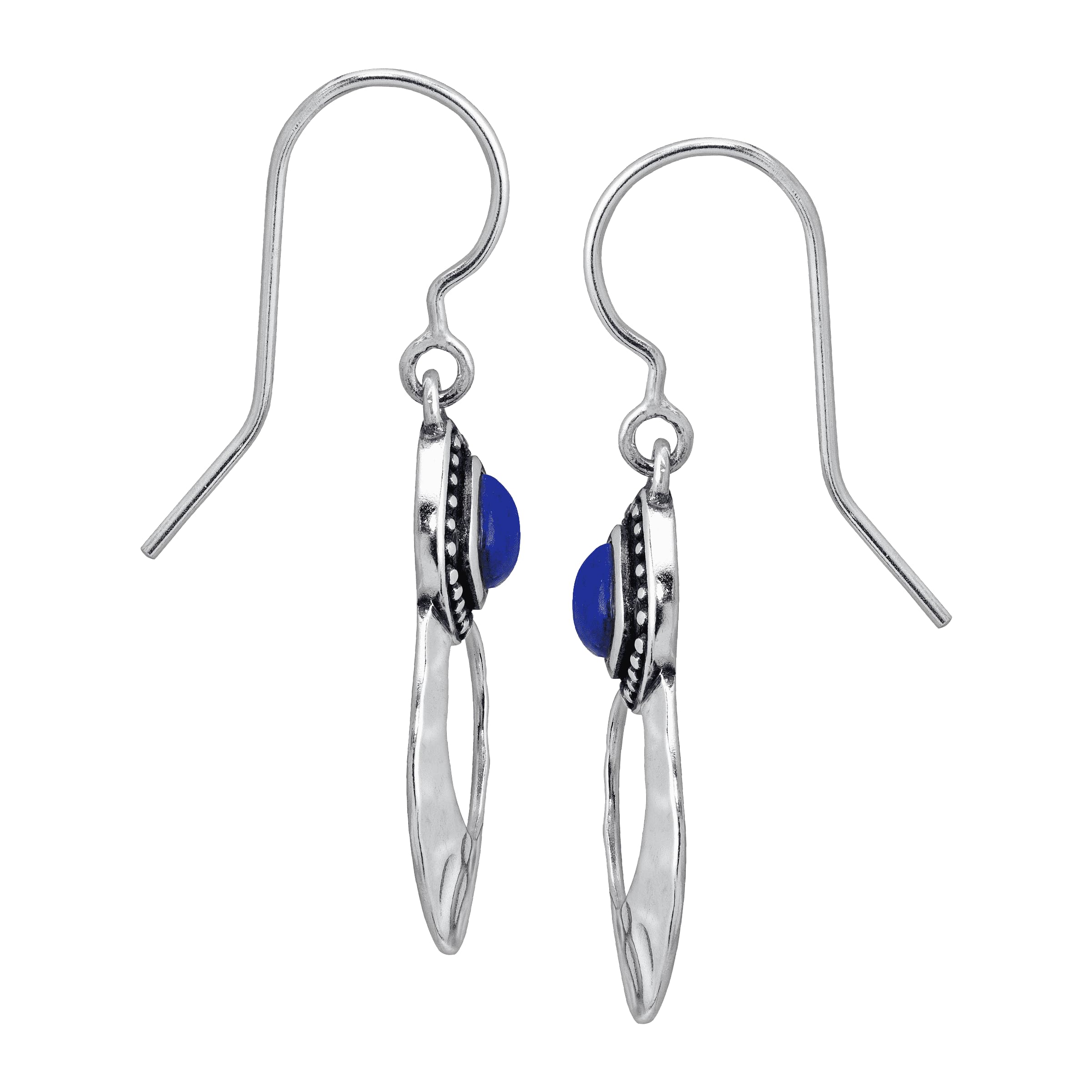 Silpada 'Atacama' Natural Lapis Drop Earrings in Sterling Silver