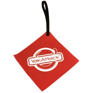 yakattack get hooked logo tow flag (yep-1005)