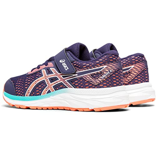 ASICS Kid's Gel-Excite 6 Pre-School Running Shoes, 2, Purple Matte/Sun Coral