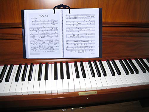 Music Book Clip Page Holder 2Pack Metal Sheet Music Holders for Sheet Music Stands,Pianos,Musicians and Cookbook Reading