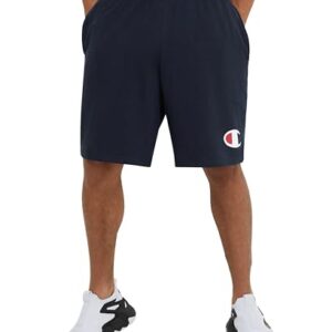 Champion Men's Graphic Jersey Short, Navy, Medium