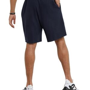 Champion Men's Graphic Jersey Short, Navy, Medium