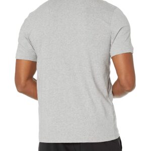 adidas Linear Graphic Tee, Medium Grey Heather/Medium Grey Heather, XX-Large