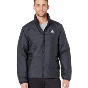 adidas Men's BSC 3-Stripes Insulated Outdoor Jacket, Black/Black, XX-Large