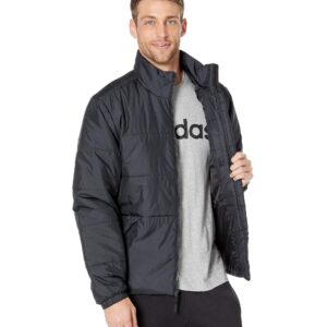 adidas Men's BSC 3-Stripes Insulated Outdoor Jacket, Black/Black, XX-Large