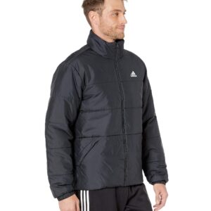 adidas Men's BSC 3-Stripes Insulated Outdoor Jacket, Black/Black, XX-Large