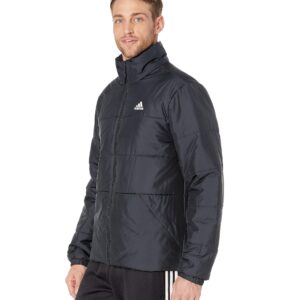 adidas Men's BSC 3-Stripes Insulated Outdoor Jacket, Black/Black, XX-Large