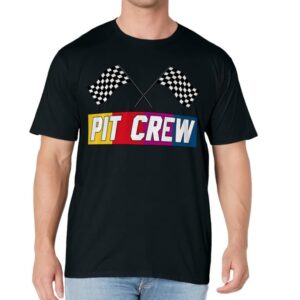 Pit Crew T Shirt for Hosting Race Car Parties Parents Pit