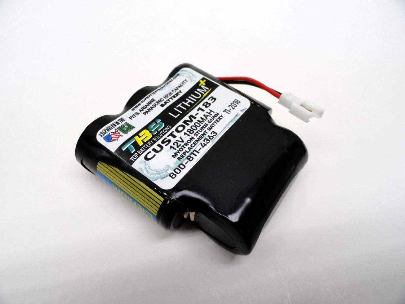 Arianne MYOTRON Pulse Wave Checkmate Stun Gun CUSTOM-183 Replacement Battery