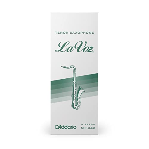 D'Addario Woodwinds Rico Saxophone Reeds, Medium, 5 Pack