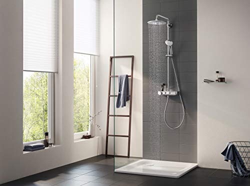 GROHE 26511000 Euphoria SmartControl Mono Shower System with Thermostat for Wall Mount, Starlight Chrome