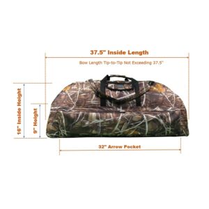 DarkForest BC-1 37.5Inch Soft Bow Case Archery Compound Bow Case Camo Lightweight Hunting Bow Cases