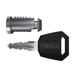 thule one-key system 4 pack, silver/black