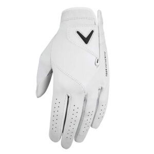 callaway golf tour authentic glove (worn on left hand, standard, x-large, white 2019)