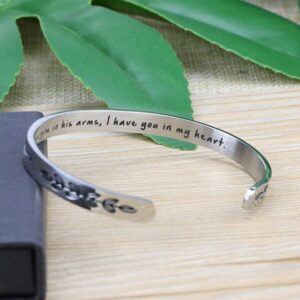 Remembrance Gifts God Has You In His Arms I Have You In My Heart Loss Memorial Bracelets