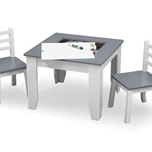 Delta Children Chelsea 3-Piece Table and Chairs Set with Storage