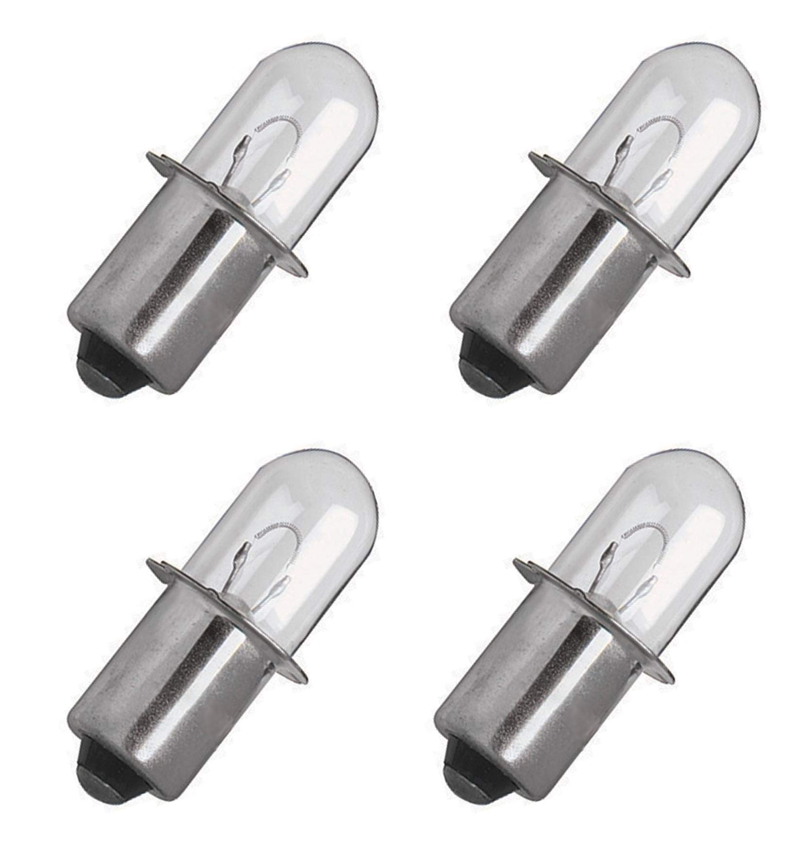 HASMX 18V Xenon Bulb Replacement for Porter Cable PC180FL PCL180L Flashlight Work Lights 18 Volt Xenon Bulbs (4-Pack)