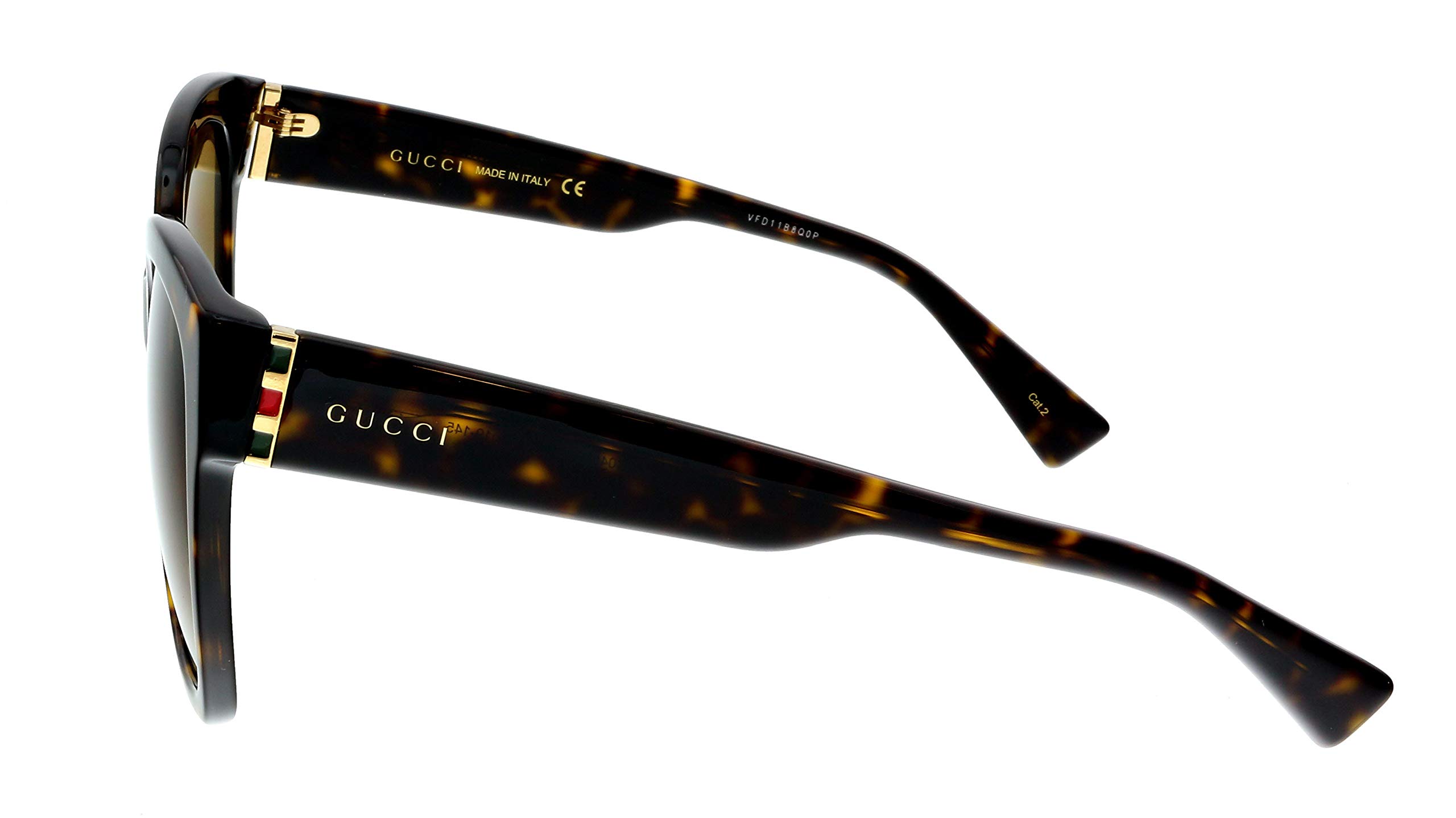 Gucci Brown Shaded Butterfly Ladies Sunglasses GG0459S 002 54