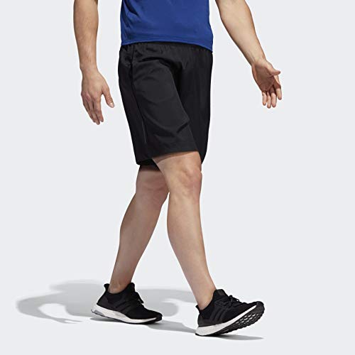 adidas men's Run It Short, Black, Large