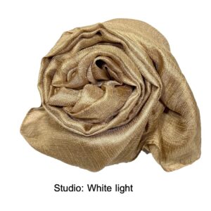 Shanlin Solid Color Silk Feel Long Scarves (Gold)