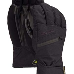 Burton Mens Gore-Tex Under Glove, True Black New, Large