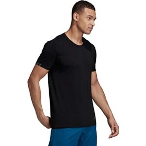 adidas Men's Rise Up N Run Running Tee, Black, Small