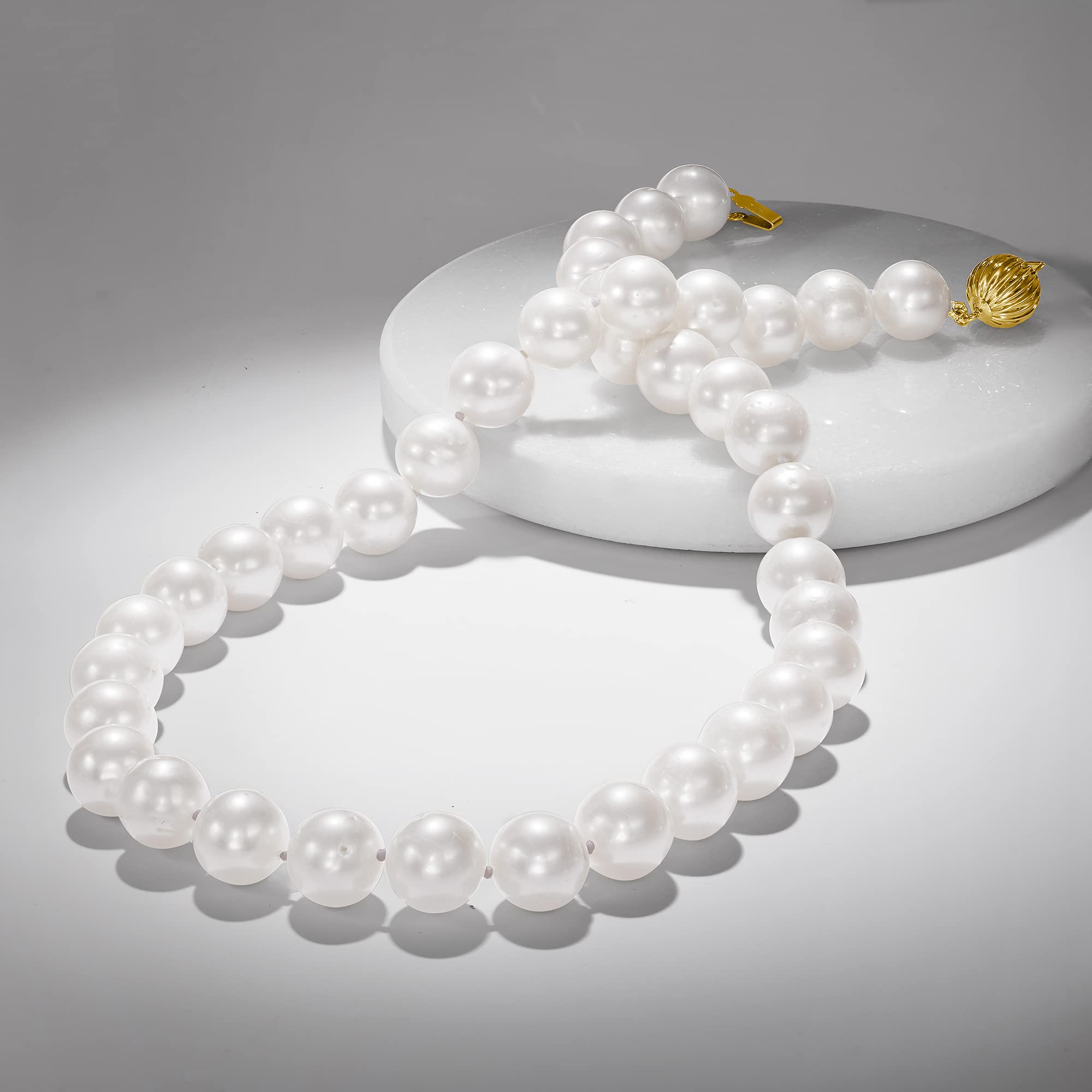 Ross-Simons 11-12mm Cultured Pearl Necklace With 14kt Yellow Gold. 18 inches