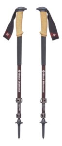 black diamond equipment alpine carbon cork trekking poles - women's - rhone