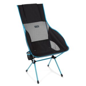 helinox savanna high-back collapsible camp chair, black