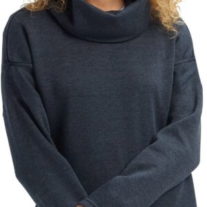 Burton Womens Ellmore Pullover, True Black Heather New, Medium