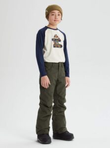 burton boys barnstorm pant, forest night, x-small