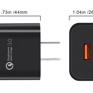 Fast Charger Compatible Samsung Galaxy J7, Galaxy J7 Prime,J7 Sky Pro/Pro,J7 V 2nd/Perx/Star,J7 Neo/Luna/Crown/Eclipse/Refine,J6 Plus/J5 Pro,J4 Plus/J4 Core,Qucik Charge 5FT USB Micro Cable