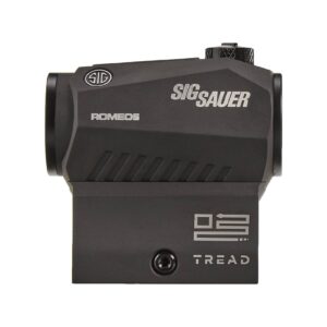 SIG SAUER Romeo5 1x20mm Tread Closed Red Dot Sight | High-Performance Durable Waterproof Fog-Proof Compact 2 MOA Red Dot Sight for SIG M400 Tread