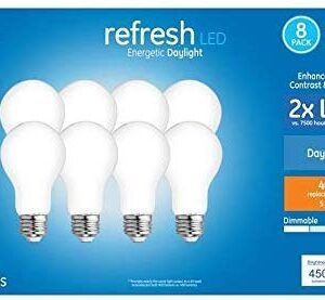 GE Refresh 40-Watt EQ Daylight Dimmable Light Bulbs (8-Pack)