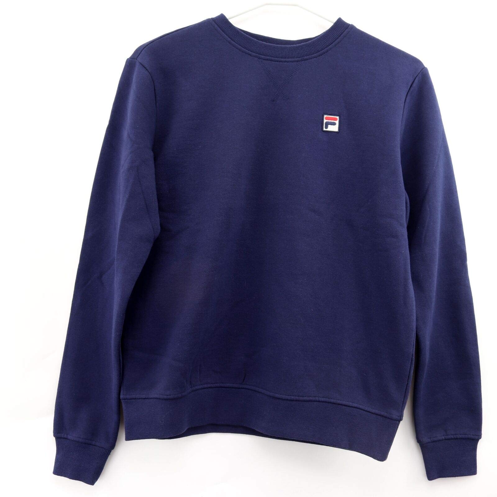 Fila Women's Michele Pullover Crewneck Sweatshirt (XL, Navy)