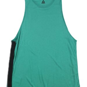 Reebok Graphic Muscle Tank, Emerald, Medium